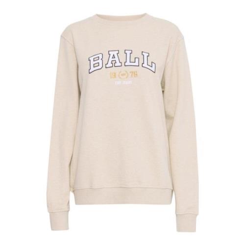 Beige Melange Sweatshirt