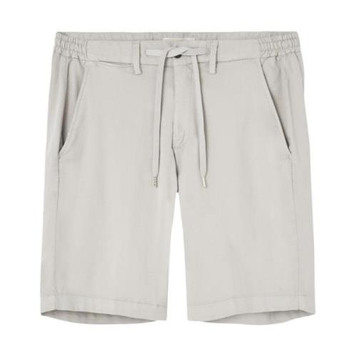 Beige Snørebånd Bermuda Shorts