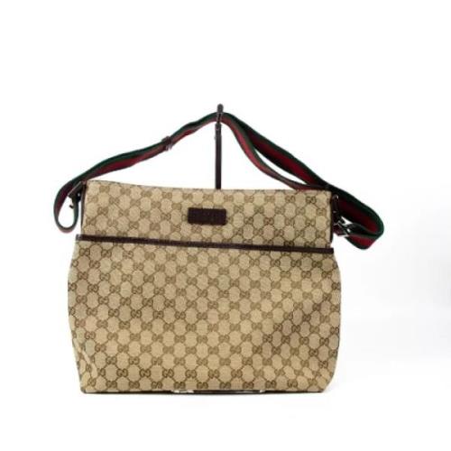 Pre-owned Canvas gucci-tasker