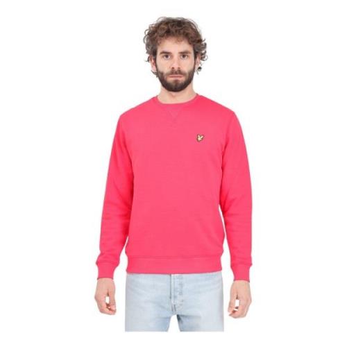 Rød Jordbær Patch Logo Sweater