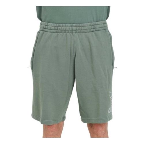 Grøn Adicolor Outline Trefoil Shorts