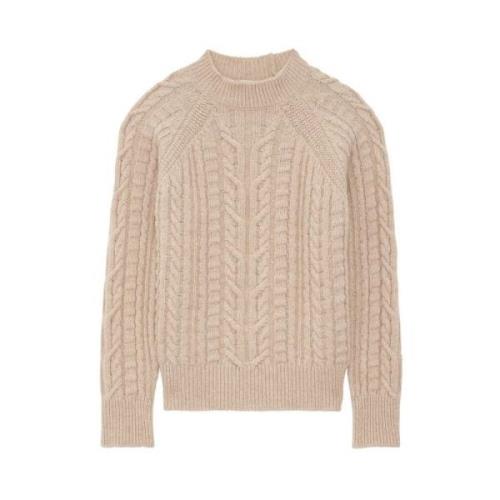 Louison beige jumper - Louison beige striktrøje