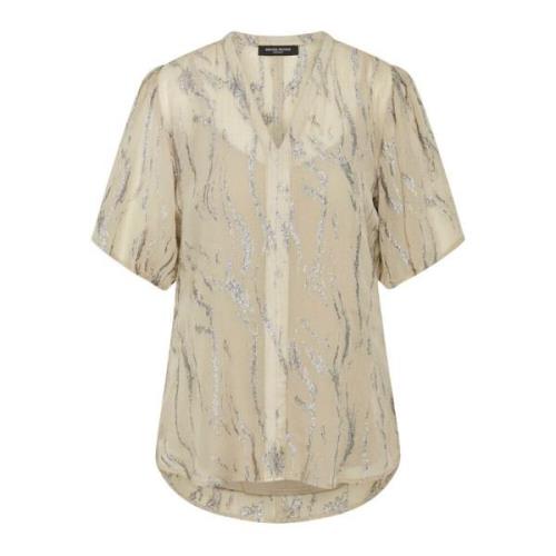 Bruuns Bazaar Women Odiabbmajlys Blouse Blouse Bbw3952 Plaza Taupe