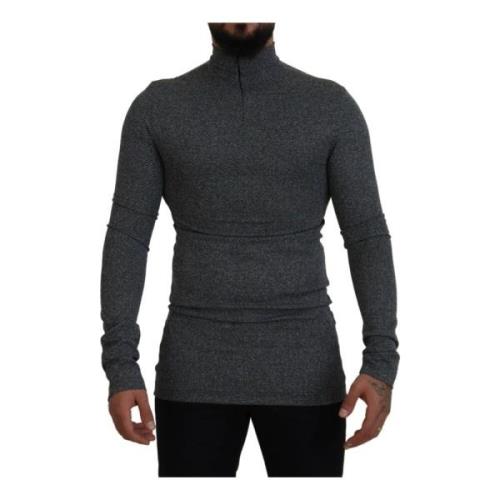 Mørkegrå Logo Pullover Sweater