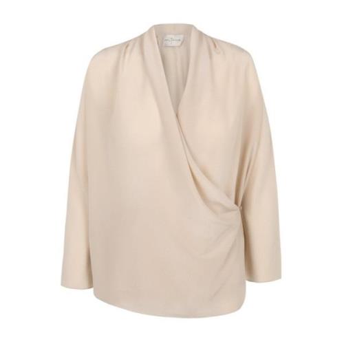 Silke Cross-Front Top med V-hals