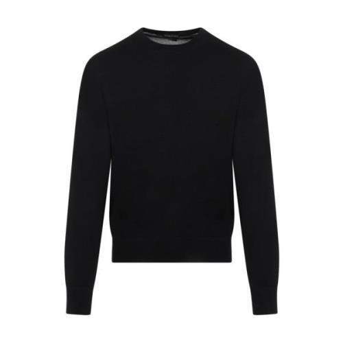 Cashmere-Silke Sweater i Sort