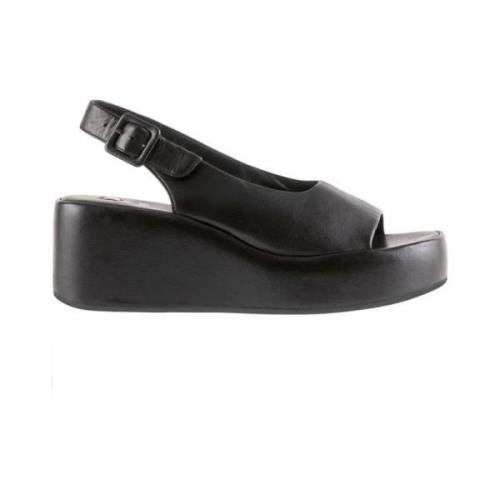 Loulou Platform Sandal - Sort