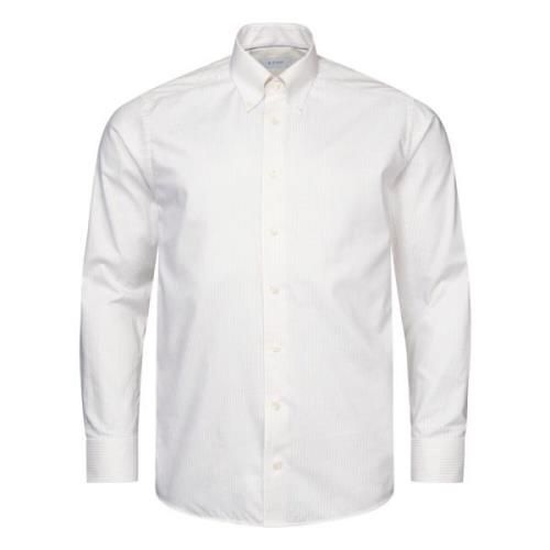 Beige Bengal Contemporary Striped Signature Oxford Shirt