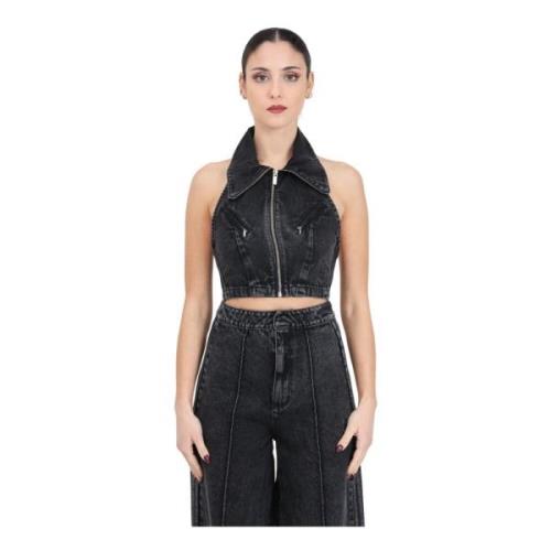 Sort Denim Montreal Top