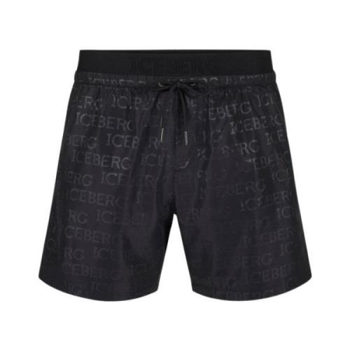 Logo Print Badeshorts