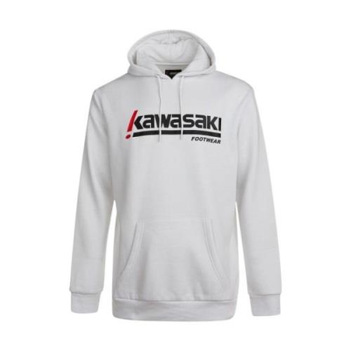 Retro Style Hooded Sweatshirt White