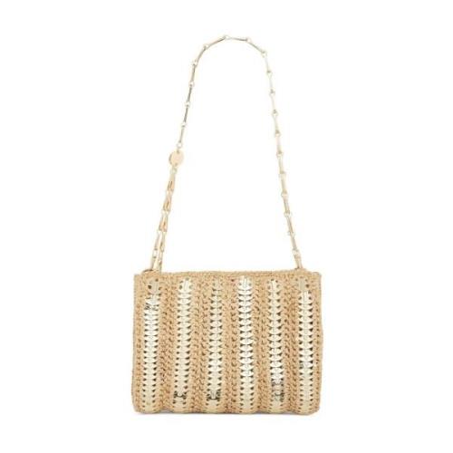 Ikonisk 1969 Medium Raffia Taske