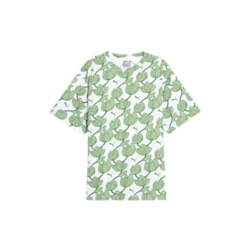 Blomsterprint T-shirt og Polo