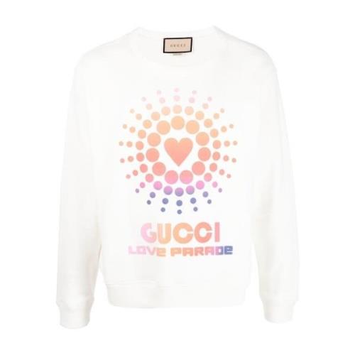 Hvid Love Parade Heart Sun Sweater