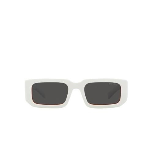 Firkantede Acetat solbriller med Orange Detaljer