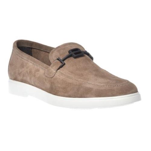 Loafer in taupe suede