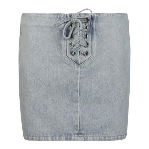 Denim Mini Nederdel