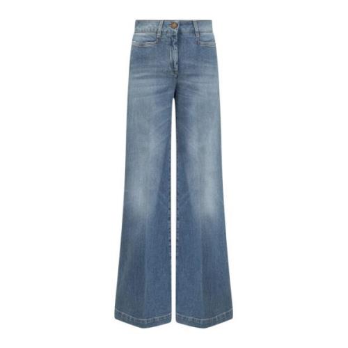 Blå Wide Leg Jeans