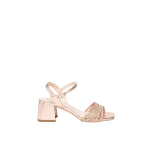 Stilfuld Sandal med Microstrass