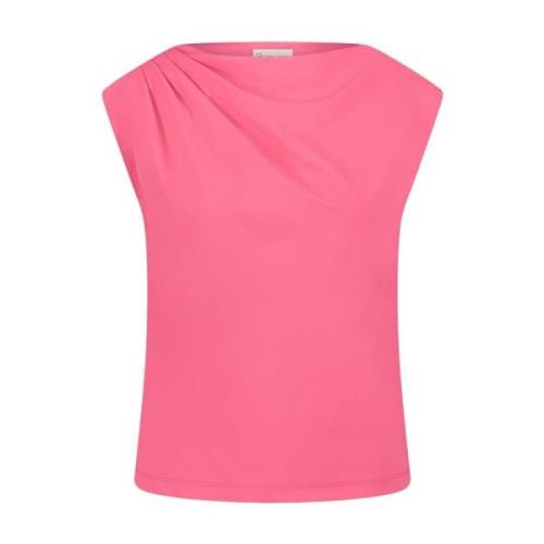 One-Shoulder Bloom Top | Pink