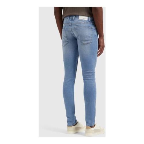 Skinnyfit Denim Jeans Lyseblå Mænd