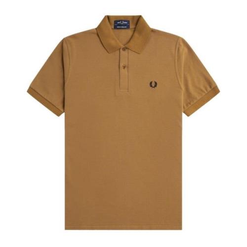 Original Plain Polo Dark Caramel/Navy