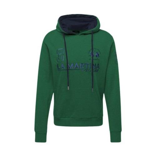 Hoodie med broderet logo