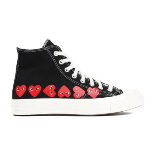 Sort Heart Hi Top Sneakers