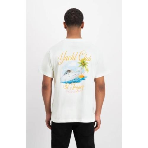 Yacht T-Shirt Hvid Herre