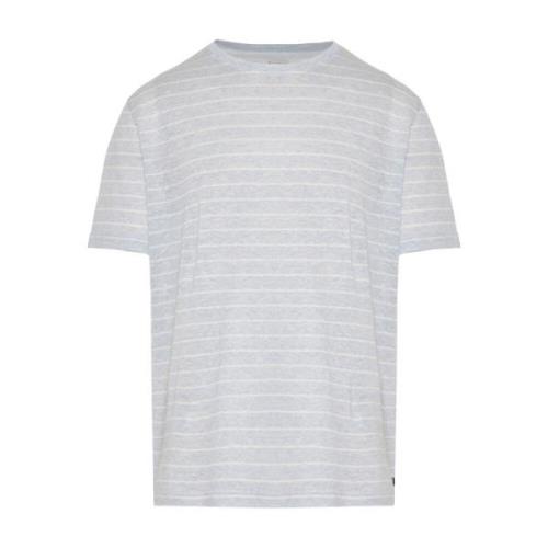 Stribet Linned Bomuld T-shirt