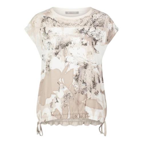 Blomstret Patchwork Skjorte Print Stil