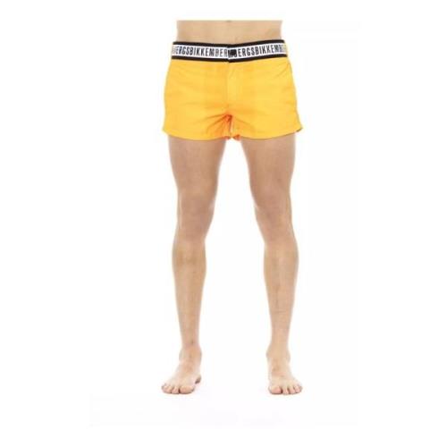 Orange Swim Shorts med Branded Band