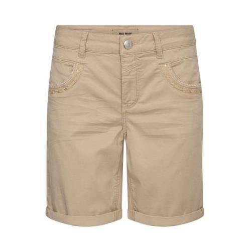 Broderede Naomi Treasure Shorts - Cement