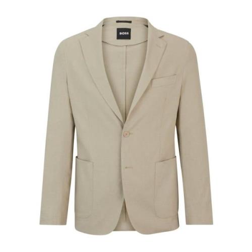 Let Beige Linned Blazer