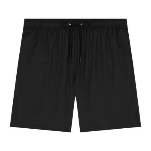 Sort Polyester Badeshorts