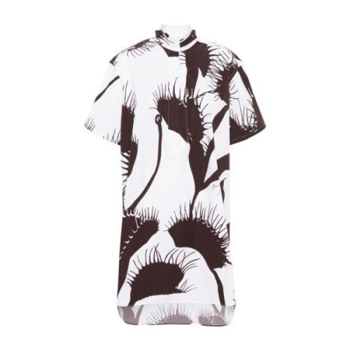 Venus Print Button-Up Skjorte