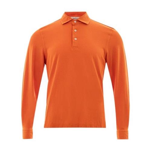 Langærmet Pique Polo Shirt