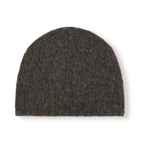 Grøn Cashmere Silke Beanie Hat