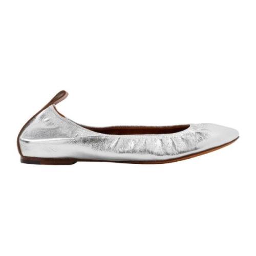 Metallic Ballerina Slip-On Sko