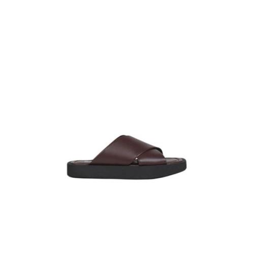 Læder Platform Sandaler