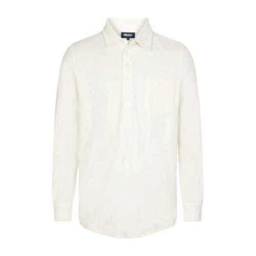 Terry Studio Polo Shirt Off White