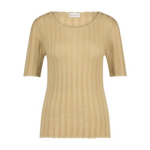 Luksuriøs Zaza Top i Beige