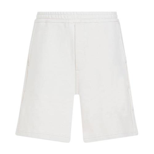 Hvide bomuld Bermuda shorts