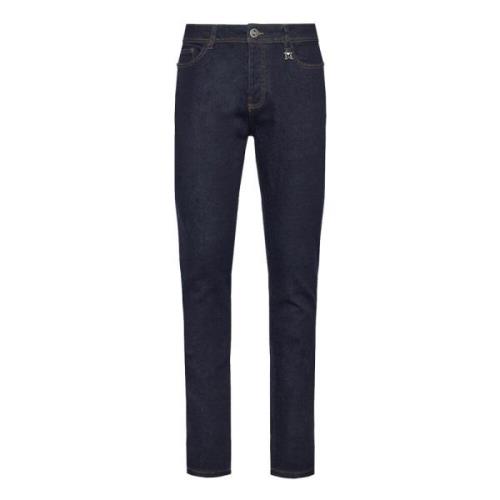 Slim Dark Denim Blue Jeans