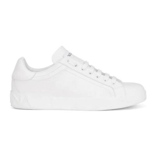 Hvide lave sneakers