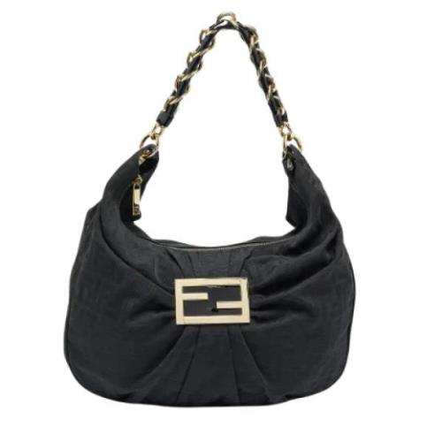 Pre-owned Stof fendi-tasker