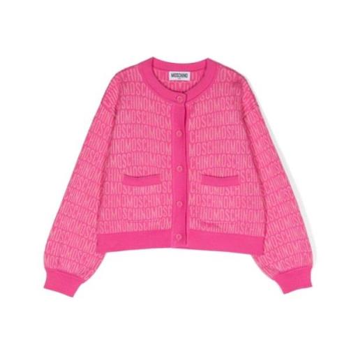 Børn Fuchsia Logo Cardigan Sweater