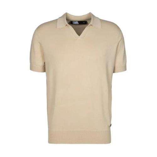 Strikket Polo Sand