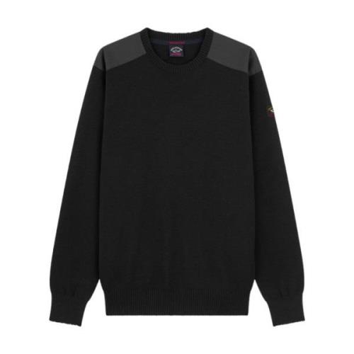 WOOL CREW NECK WITH ICONIC BADGE