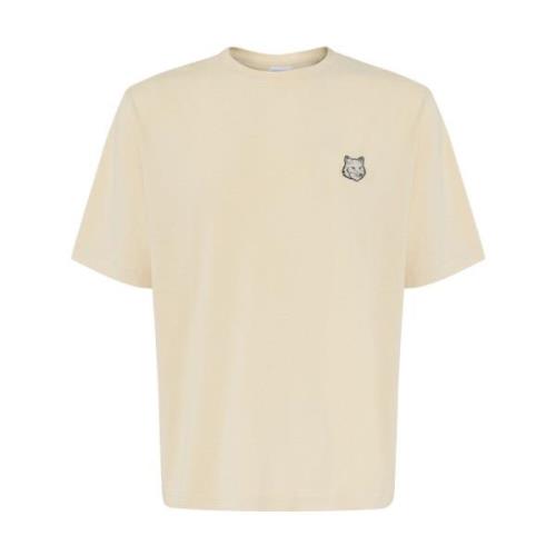 Bold Fox Head Beige Bomuld T-Shirt